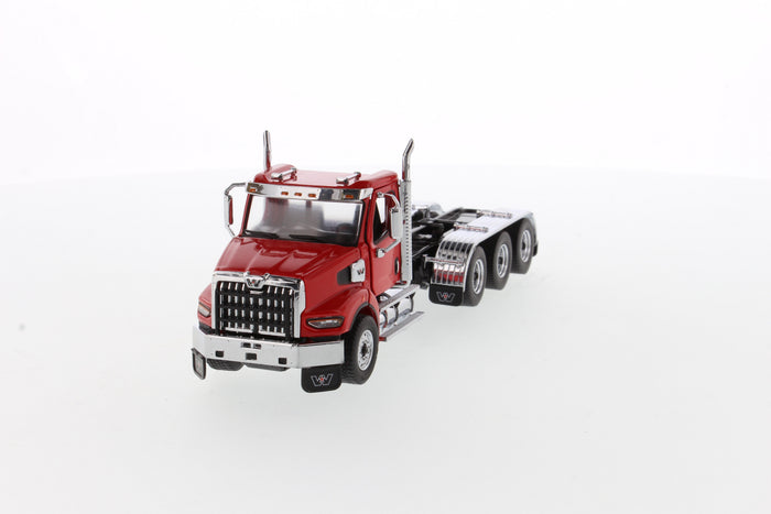 1:50 Western Star 49X SBFA Tridem Heavy-Haul Tractor - Viper-Red cab, Transport Series, 71085
