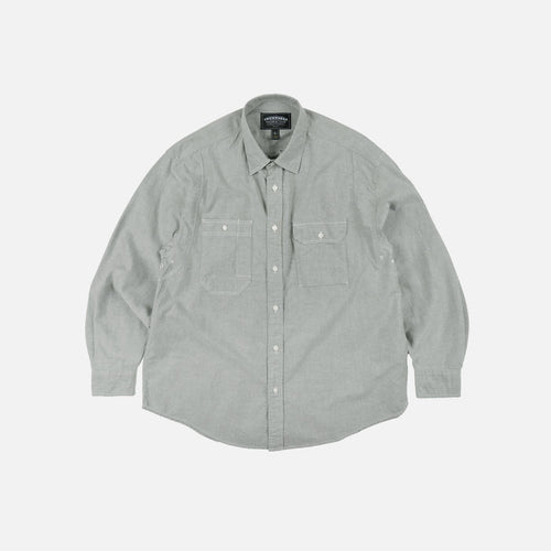 1920'S OXFORD WORK SHIRT - GREEN