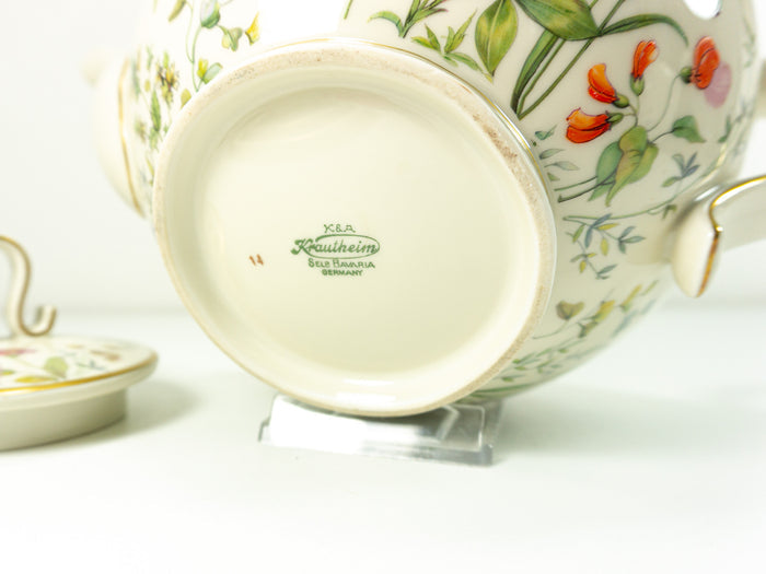 1950s Westgerman Krautheim Berolina "Wiesengrund und Bergeshöh'n" Tea Pot