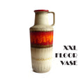 1960s FLOOR VASE 1538/45 by Übelacker Westgerman Pottery