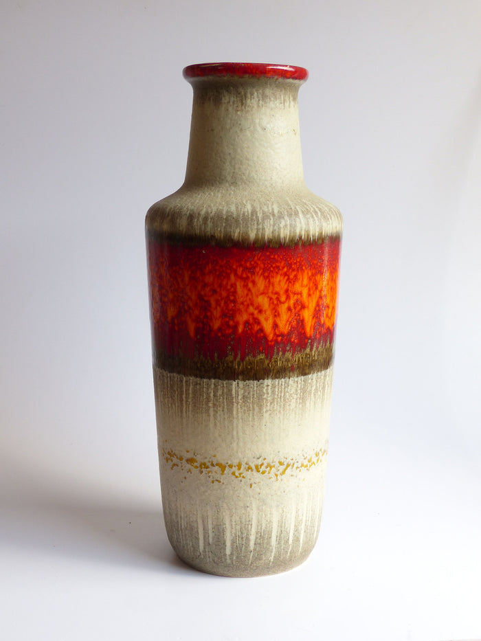 1960s FLOOR VASE 1538/45 by Übelacker Westgerman Pottery