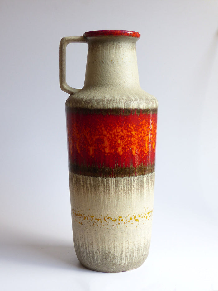 1960s FLOOR VASE 1538/45 by Übelacker Westgerman Pottery