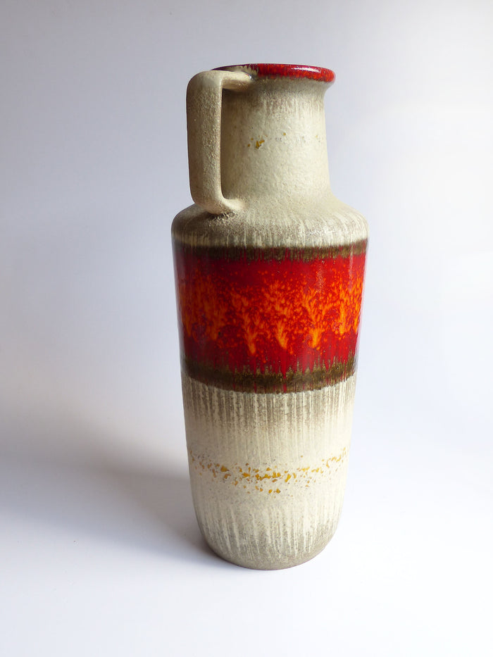 1960s FLOOR VASE 1538/45 by Übelacker Westgerman Pottery