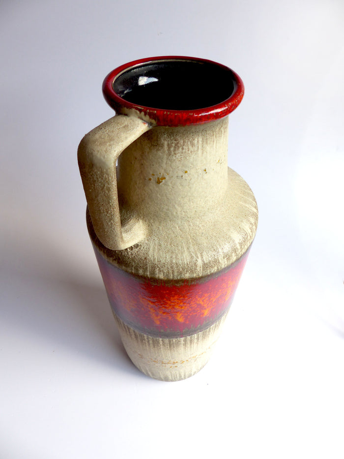 1960s FLOOR VASE 1538/45 by Übelacker Westgerman Pottery