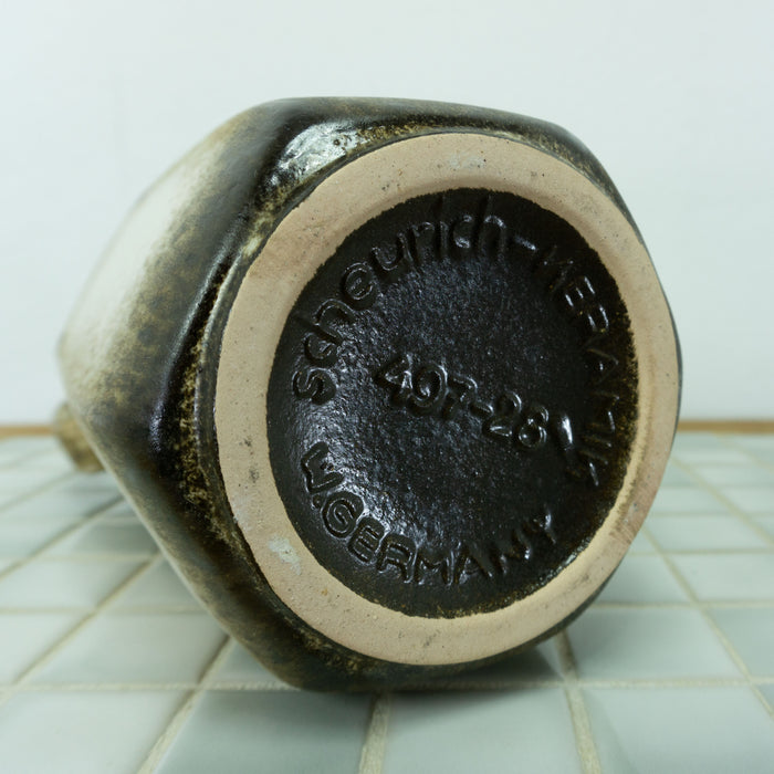 1960s WGP CERAMIC VASE by Scheurich 497-28 West Germany