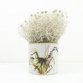 1970s CERAMIC PLANTER by MAREI Westgerman pottery, handpainted brown beige white