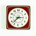 1970s Westgerman Midcentury Plastic Battery Clock By Blessing