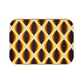 60s Honeycomb Pattern Bathroom Mat | Mid Century Retro Decor - 24’’ × 17’’ - retro bathroom