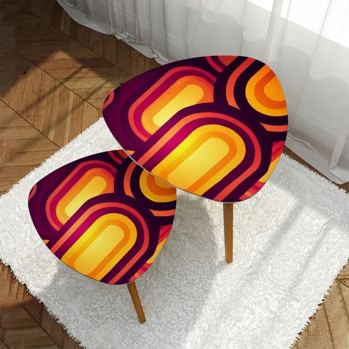 70s Retro Blackout Curtains: Midcentury Modern Thermal Panels - retro ads