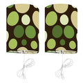 70s Retro Wall Sconces Set – Smart LED Green Dots - US Plug - retro wall sconces