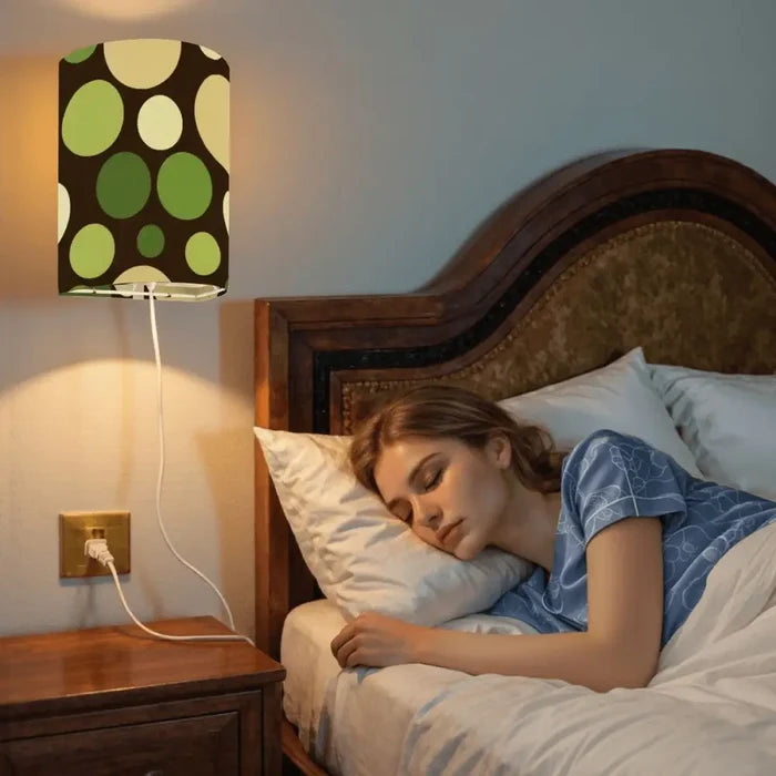 70s Retro Wall Sconces Set – Smart LED Green Dots - retro wall sconces