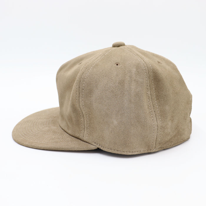 80's VINTAGE BRUSHED VELOUR CAP - BEIGE