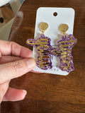Geaux Tigers Earrings