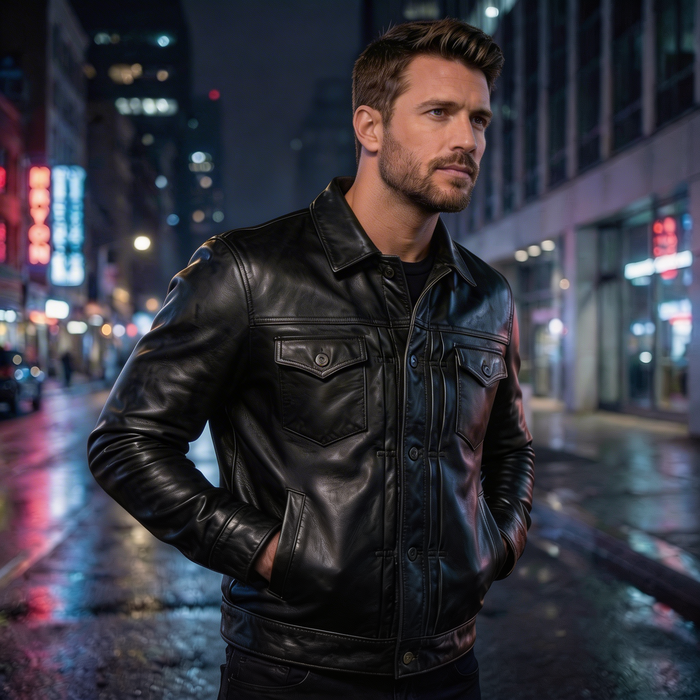 XS / Black / Leather