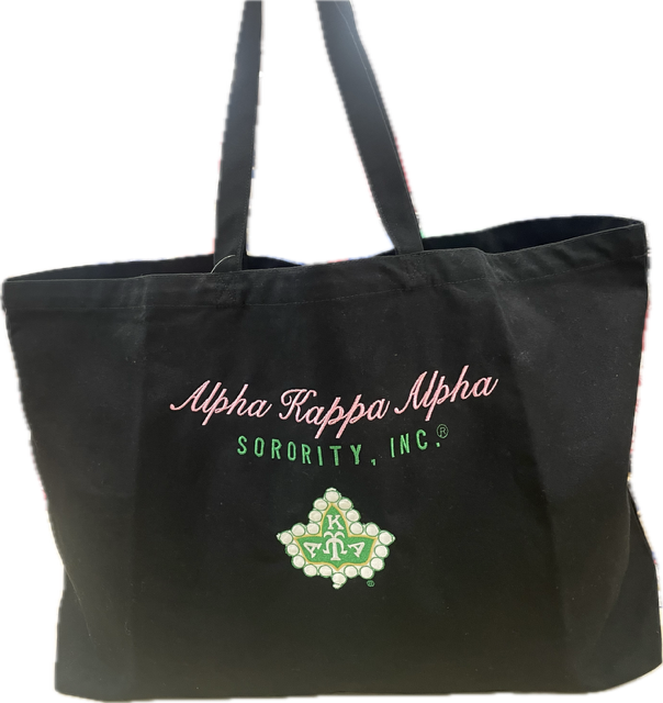 AKA Cotton Canvas Jumbo Tote