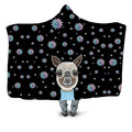 Alpaca Christmas Hooded Blanket Sartoris Art Epic Hoodie