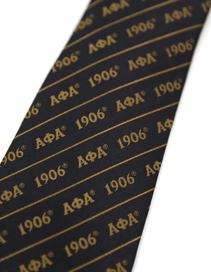 Alpha Letter Neck Tie