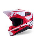 Alpinestars SM3 Heat Helmet - Red/White/Black Glossy