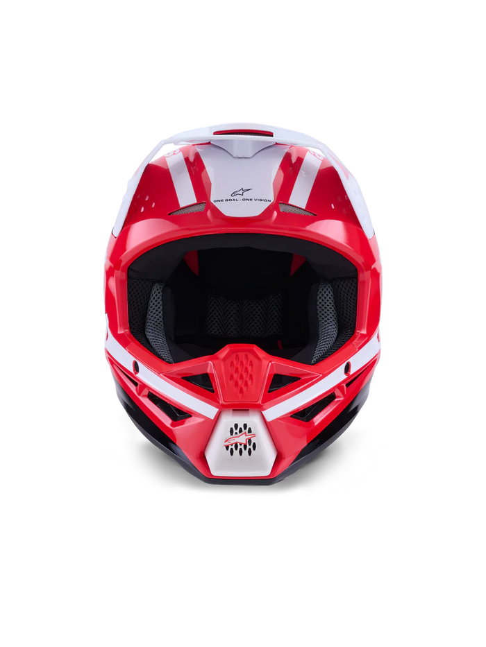 Alpinestars SM3 Heat Helmet - Red/White/Black Glossy