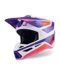 Alpinestars SM3 Heat Helmet - White/Purple/Pink Glossy