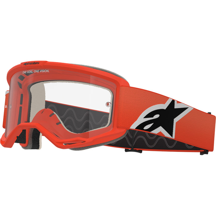 Alpinestars Vision 5 Corp Orange Clear Goggles