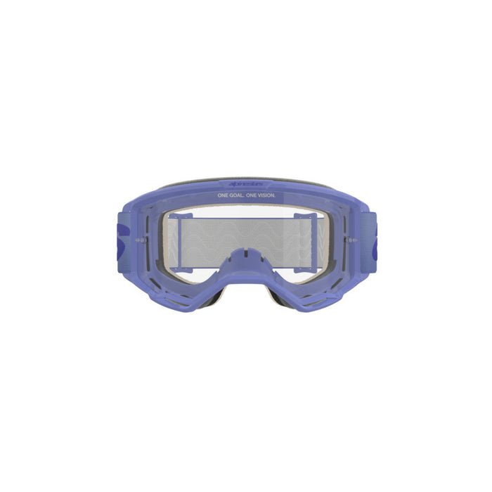 Alpinestars Vision 5 Wordmark Goggle - Purple/Clear Lens