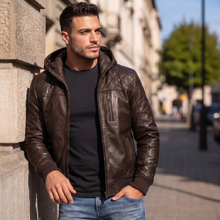 XS / Brown / Leather