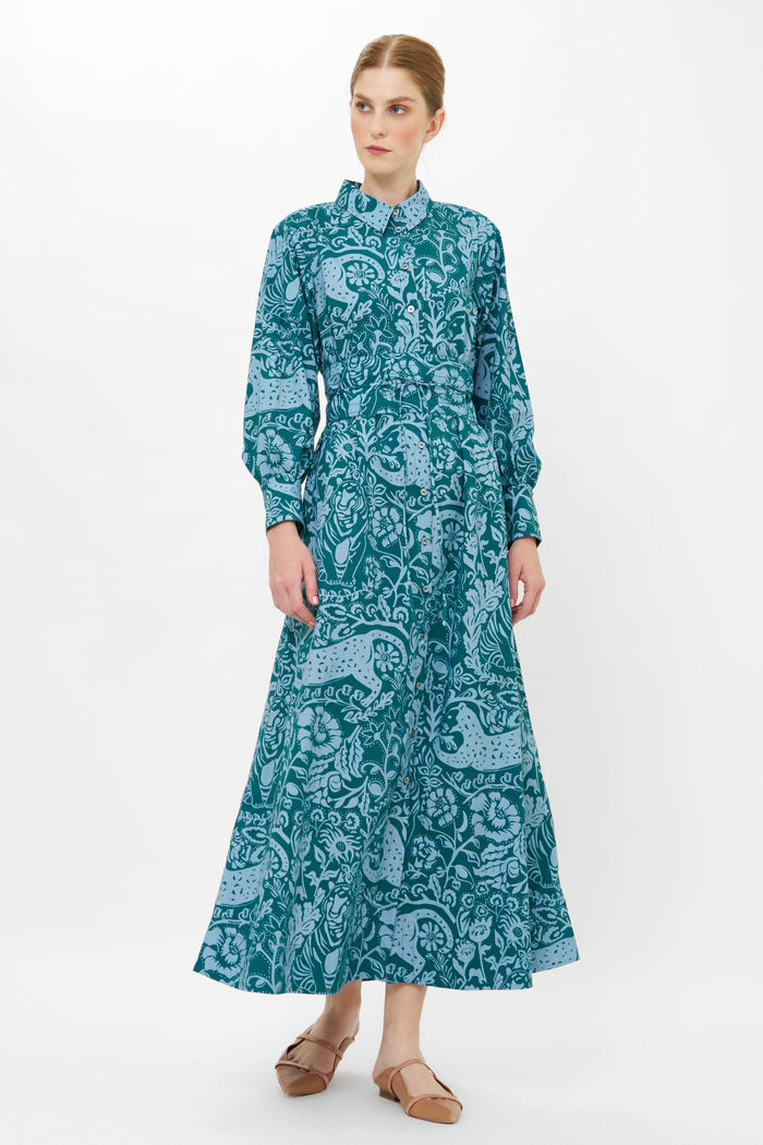 Ana Dress- Singita Green