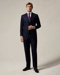 Anderson Flannel Virgin Wool Suit Navy