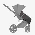 Anex® Eli/Mev/Flo/Modu zaščitno pokrivalo za nogice Dark Grey Anex