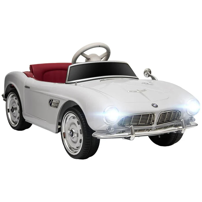 Aosom 12V Electric Car for Kids with Remote Control, Easy Transport, Lights, MP3, Suspension System