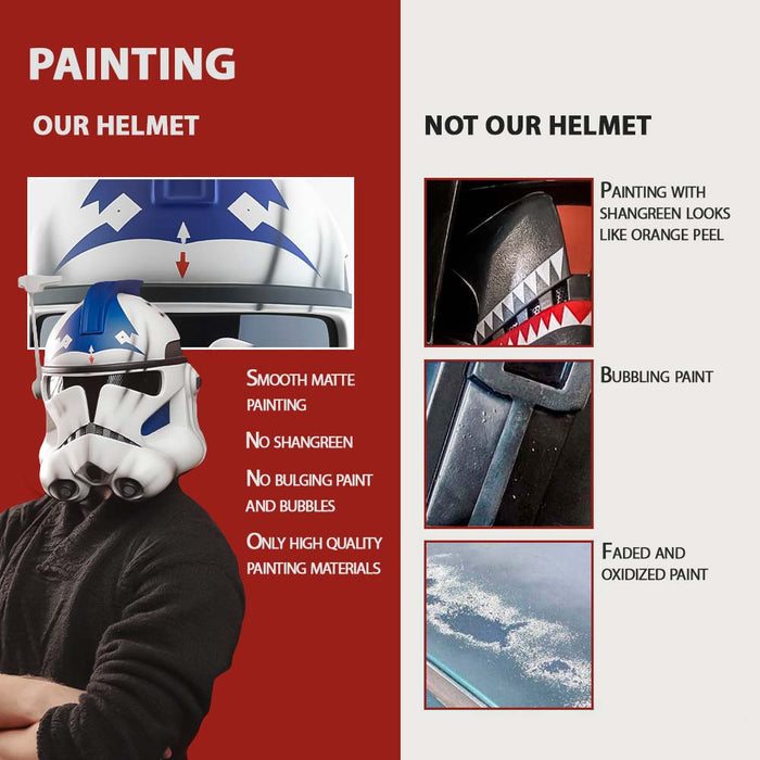 Arc Trooper Clone Trooper Fives Helmet from Star Wars / Cosplay Helmet / Arc Trooper Helmet / Star Wars Helmet Cyber Craft