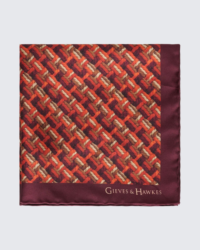 Ardley Woven Yarn Pocket Square