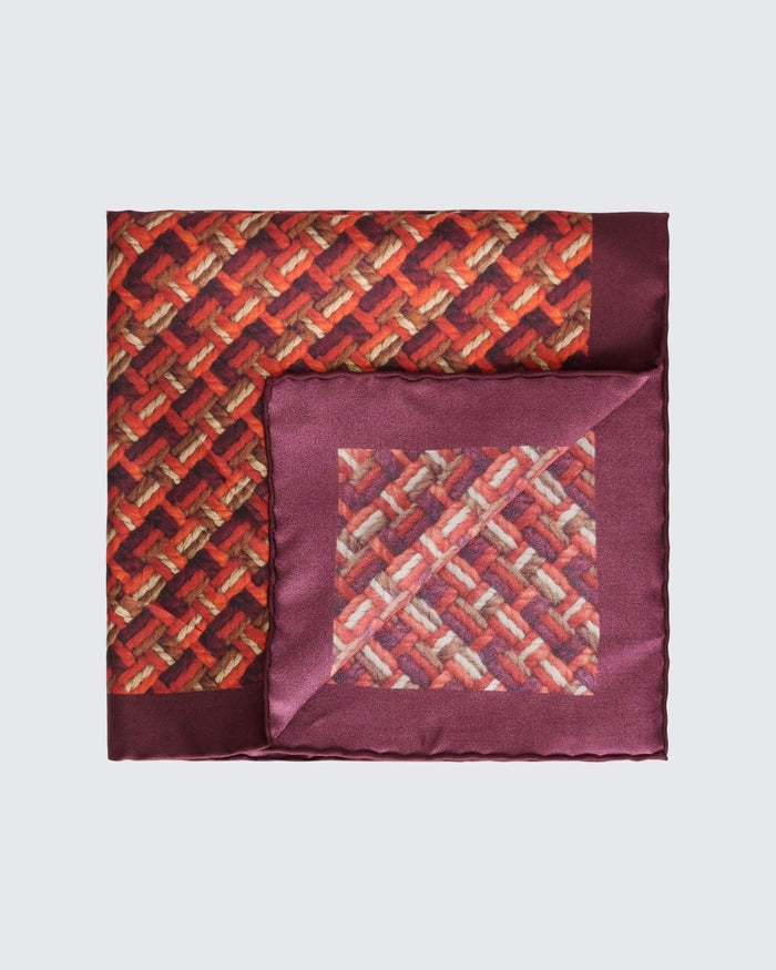 Ardley Woven Yarn Pocket Square