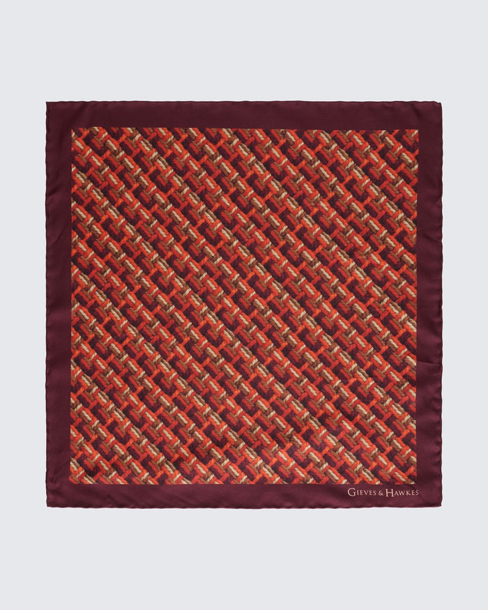 Ardley Woven Yarn Pocket Square