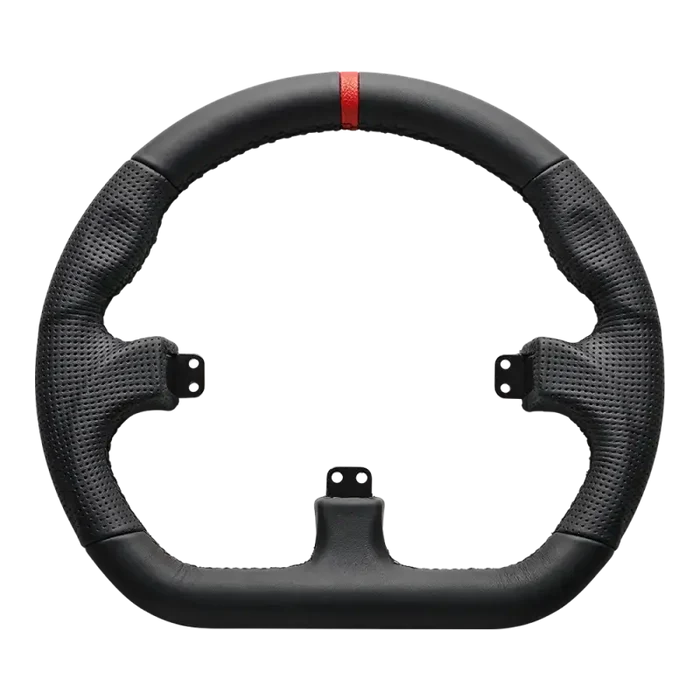 Asetek SimSports GT Closed D Black Leather Rim - Sim Race Webshop B.V.