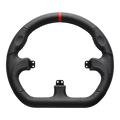 Asetek SimSports GT Closed D Black Leather Rim - Sim Race Webshop B.V.