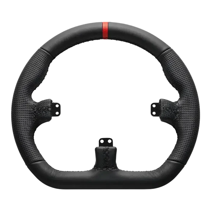 Asetek SimSports GT Closed D Black Leather Rim - Sim Race Webshop B.V.
