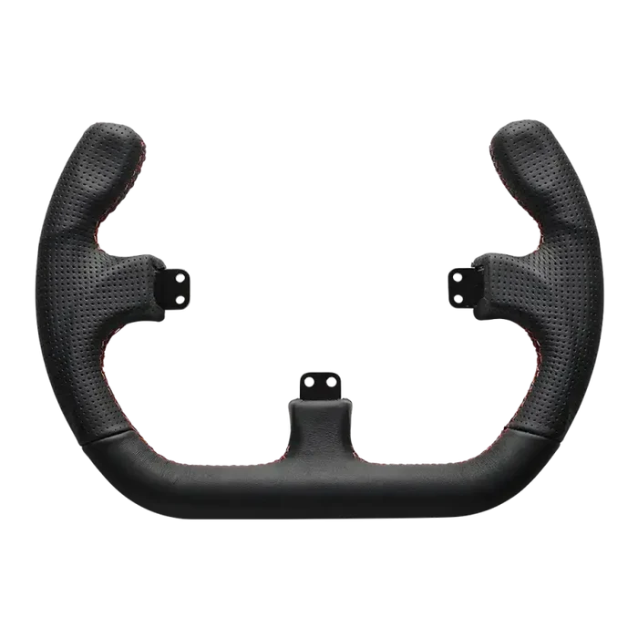 Asetek SimSports Open D Black Leather Rim - Sim Race Webshop B.V.