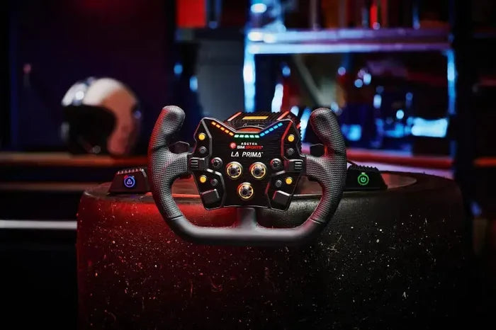 Asetek SimSports Open D Black Leather Rim - Sim Race Webshop B.V.