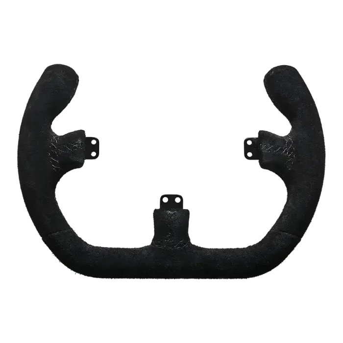 Asetek SimSports Open D Black Suede Rim - Sim Race Webshop B.V.