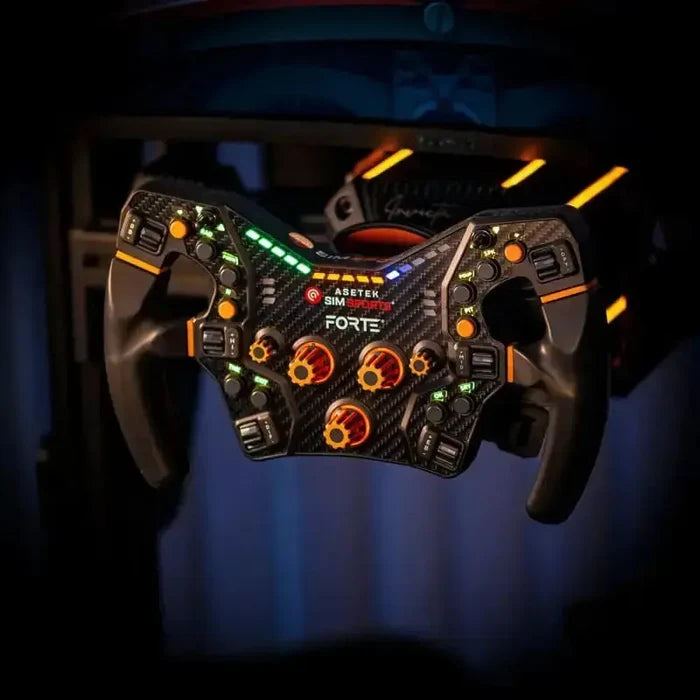 Asetek SimSports Orange buttons (Encoder + 7-way) - Sim Race Webshop B.V.