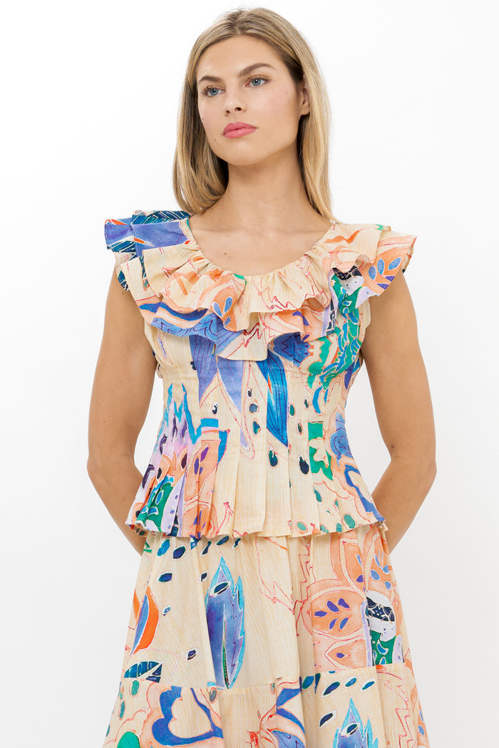 Athena Top- Antico Cream