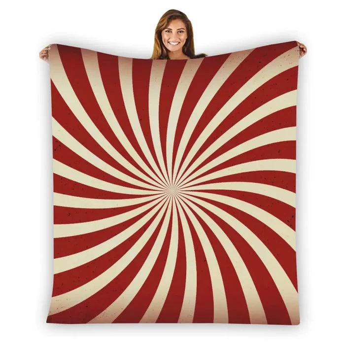 Atomic Era Retro Blanket – Cozy 70s Midcentury Home Decor - retro blankets