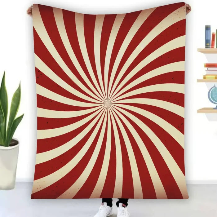 Atomic Era Retro Blanket – Cozy 70s Midcentury Home Decor - retro blankets