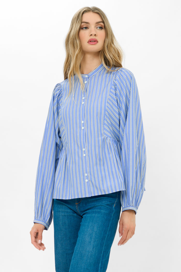 Avery Top- Merrill Blue