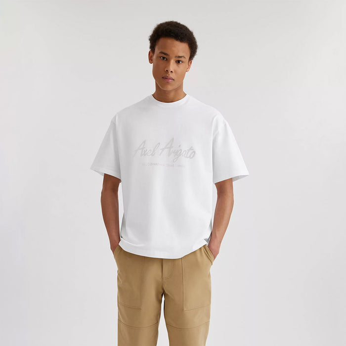 Axel Arigato - Court T-Shirt In White - Nigel Clare
