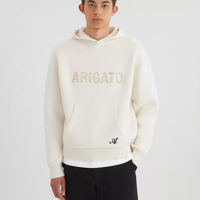 Axel Arigato - District Hoodie in Ecru - Nigel Clare