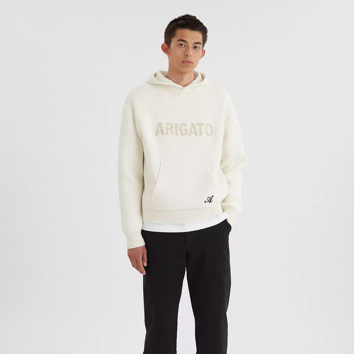 Axel Arigato - District Hoodie in Ecru - Nigel Clare