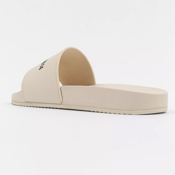 Axel Arigato - Logo Pool Sliders in Beige - Nigel Clare